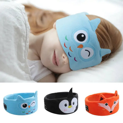 Soft Kid Eye Mask Bluetooth Headphone