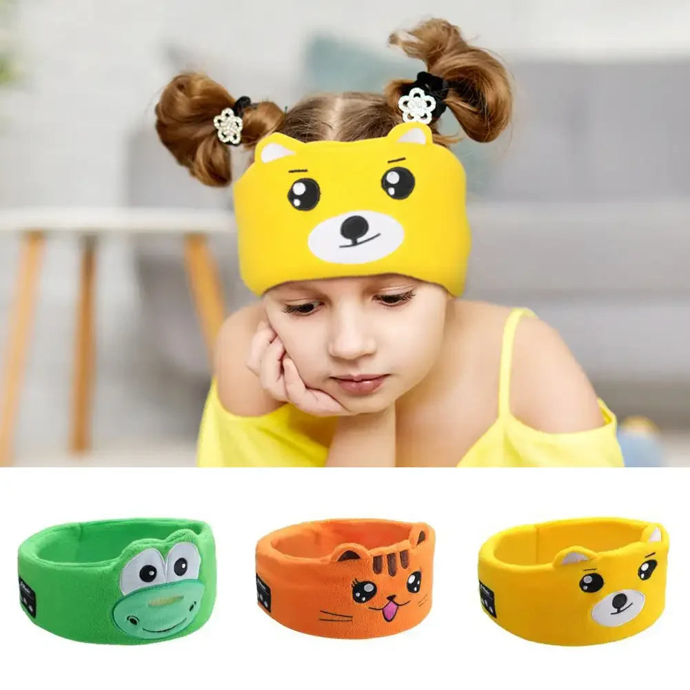 Soft Kid Eye Mask Bluetooth Headphone