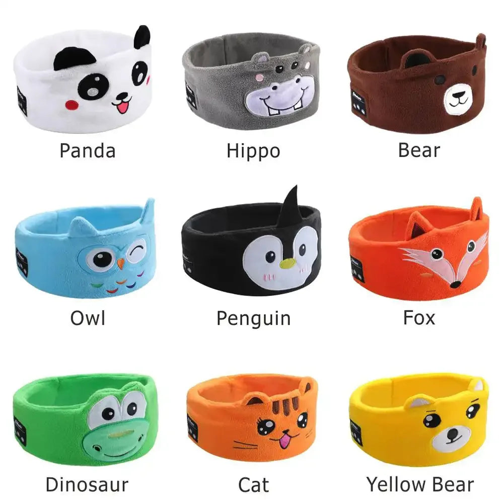 Soft Kid Eye Mask Bluetooth Headphone